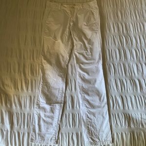 Loft Boyfriend Distressed Chino Pant